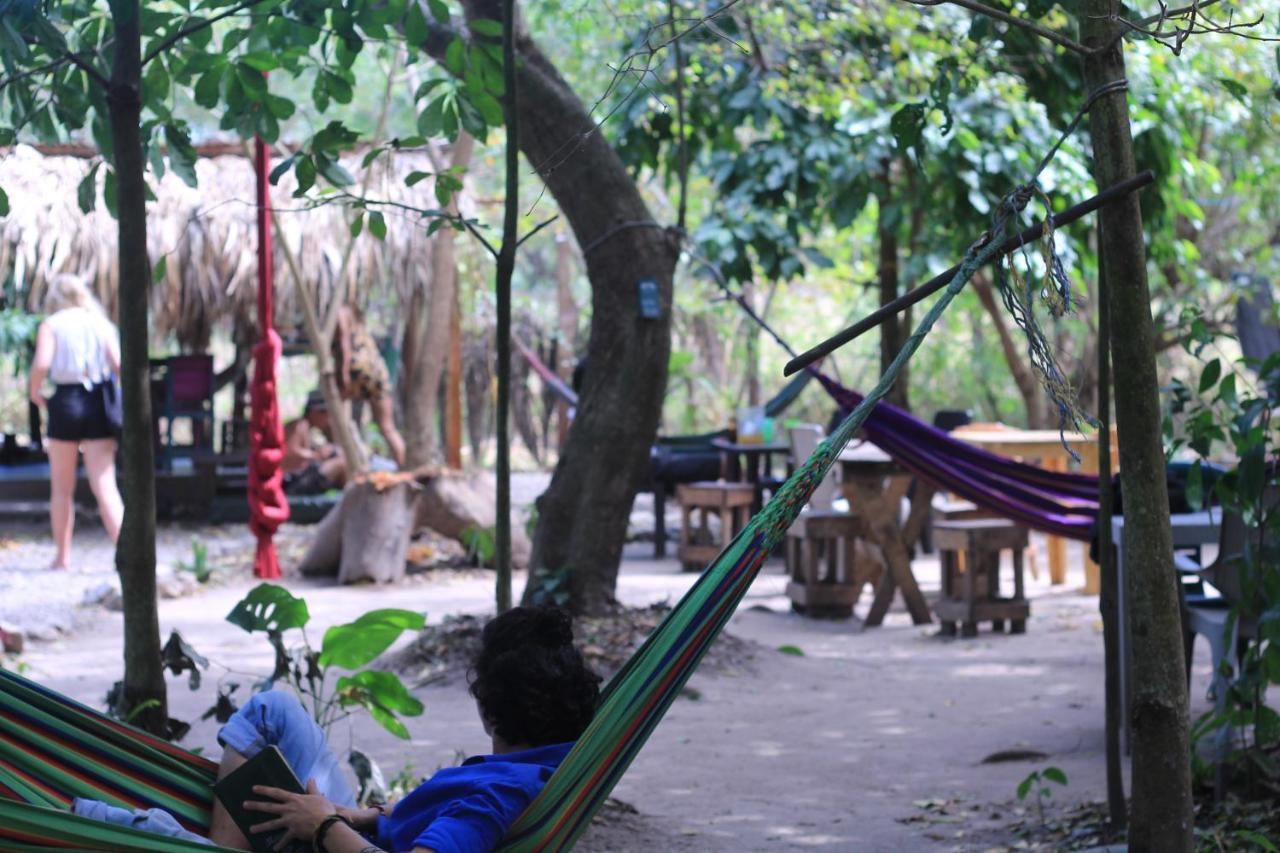 La Aldea Hostel, Camping Y Hamacas Palomino Eksteriør billede