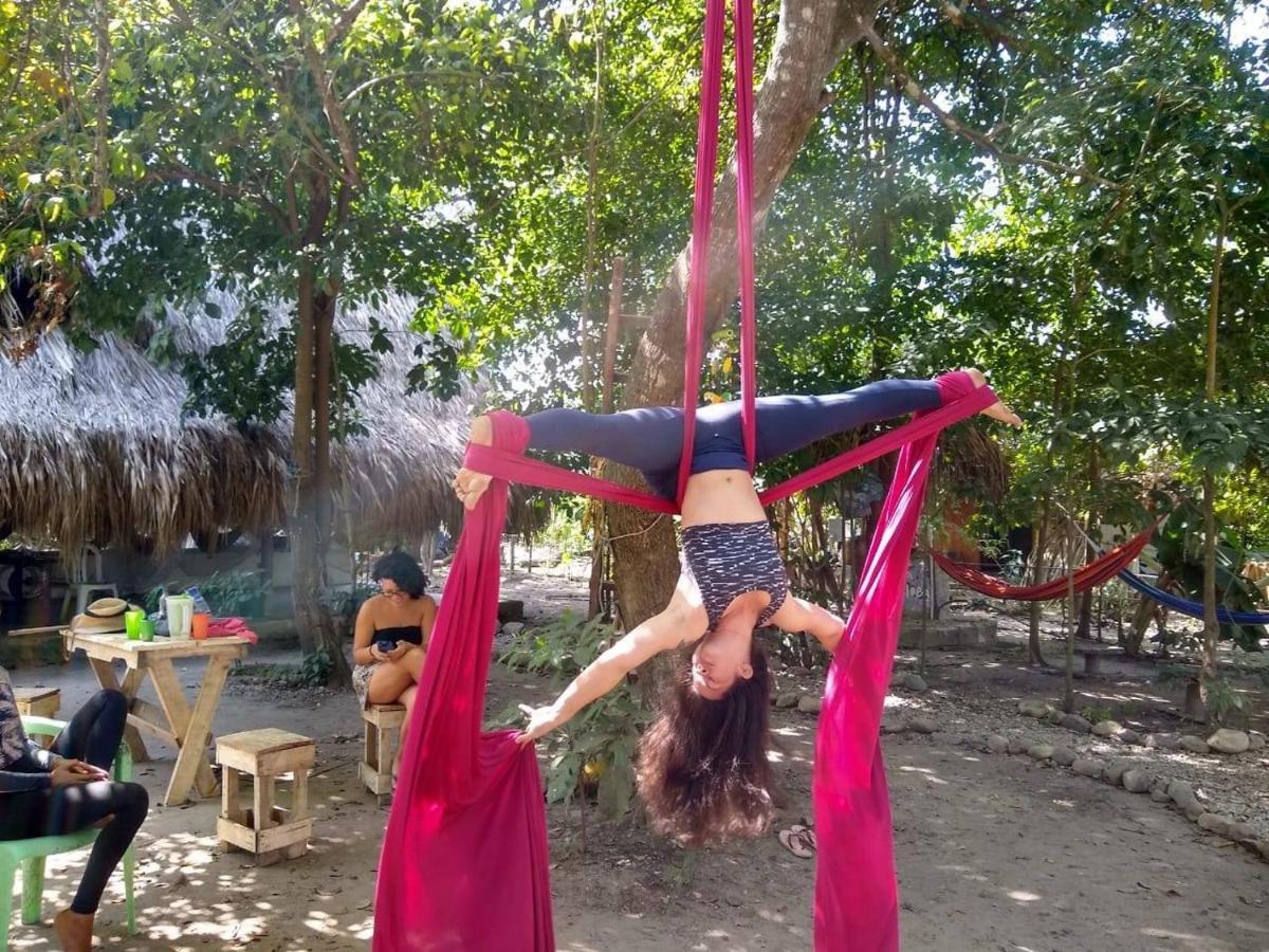 La Aldea Hostel, Camping Y Hamacas Palomino Eksteriør billede
