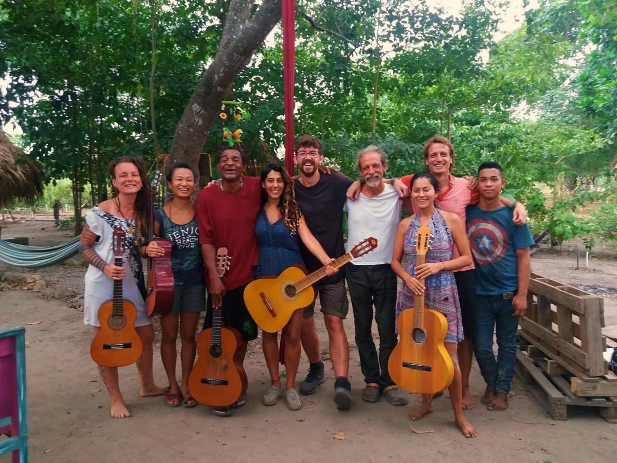 La Aldea Hostel, Camping Y Hamacas Palomino Eksteriør billede